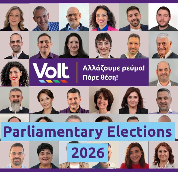 Volt Cyprus Team — Parliamentary Elections 2026 (Square)